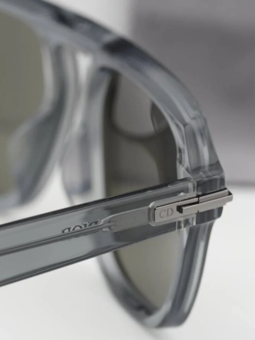 Dior DIORBLACKSUIT S15F 45C0 Unisex Square Sunglasses – Grey / Green